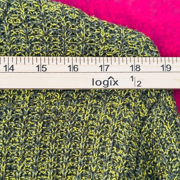 UNIVERSAL THREAD WOMEN'S GREEN STRETCH SWEATER CREW NECK LONG SLEEVE SIZE M - Picture 7 of 11